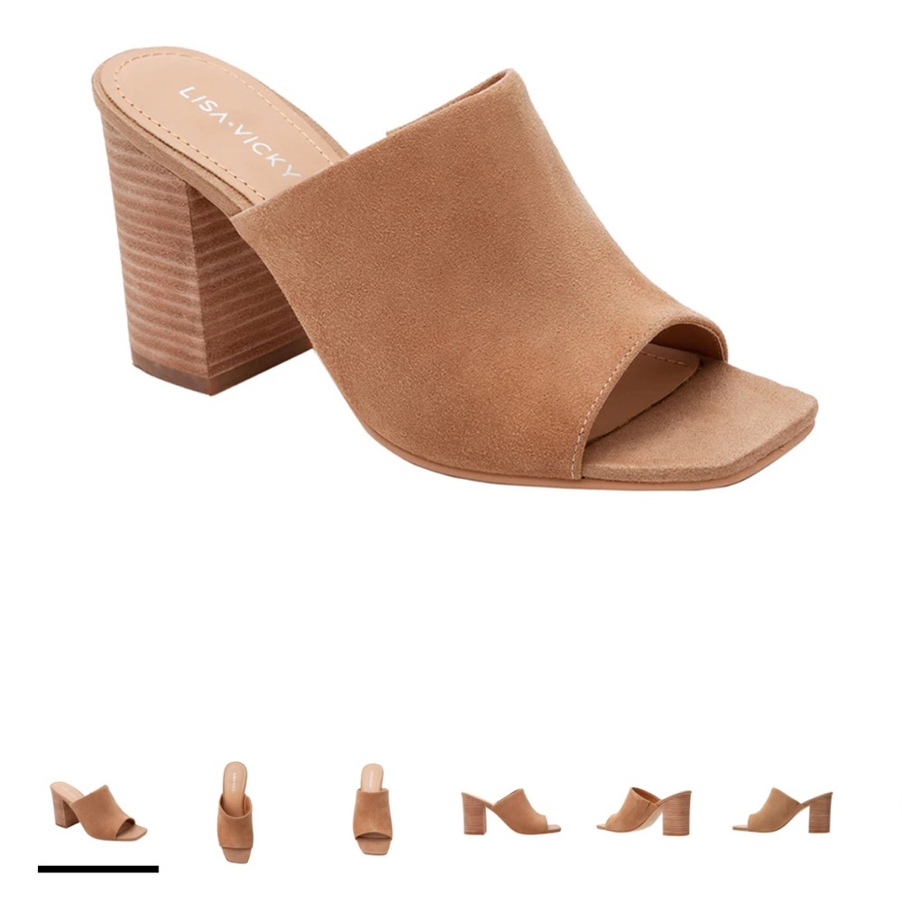 Lisa*Vicky VIRTUE | High Heel Sandals | Cognac Suede | Size 8